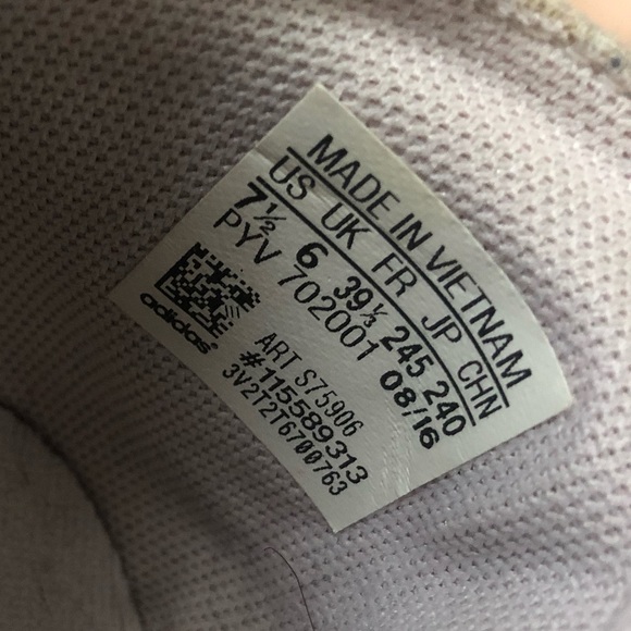 Women’s Adidas Tubular Ice Purple Sneakers - Picture 3 of 4